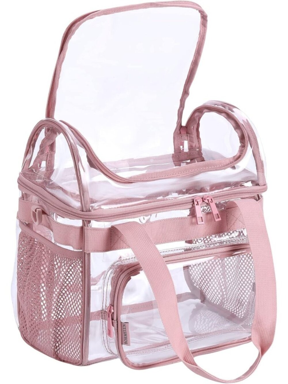 Durable Clear Lunch Bag with Tote Handle - Perfect for Work, School & Picnics